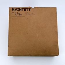 Vintage IKEA White Frosted Glass KVINTETT Wall Uplighter Light Lamp New Open Box