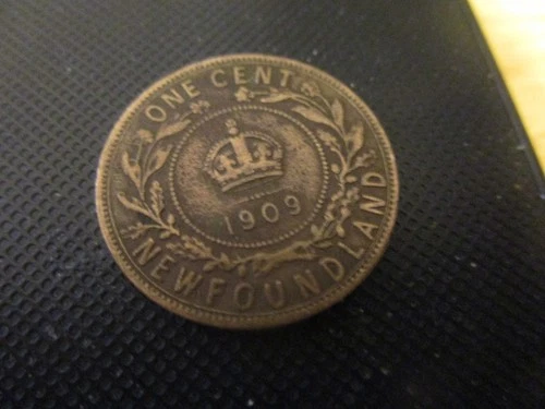 1909 Newfoundland Large Cent — photo from another recent sale