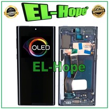 DISPLAY LCD OLED FRAME + TOUCH SCREEN PER SAMSUNG GALAXY NOTE 10 SM N970 F NERO