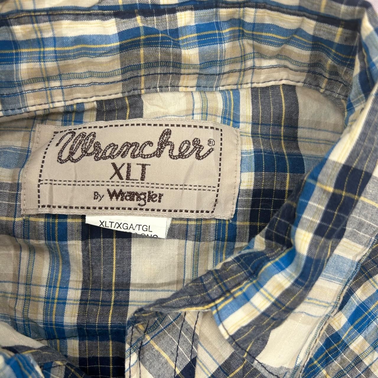 Wrangler Western Shirt checked patterned long sleeve with chest pockets Men s XL thumbnail 4