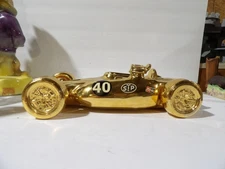 Lionstone 22K Gold #40 STP Indy 500 Racecar Decanter VERY RARE