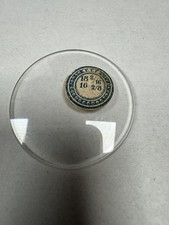 Vintage Unmarked Pocket Watch Mineral Crystal Domed 40.99mm 18 2/16 16 2/8 Clear