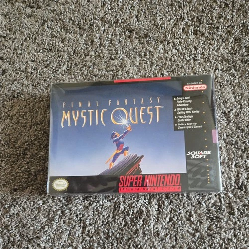 SNES Final Fantasy Mystic Quest with manual 