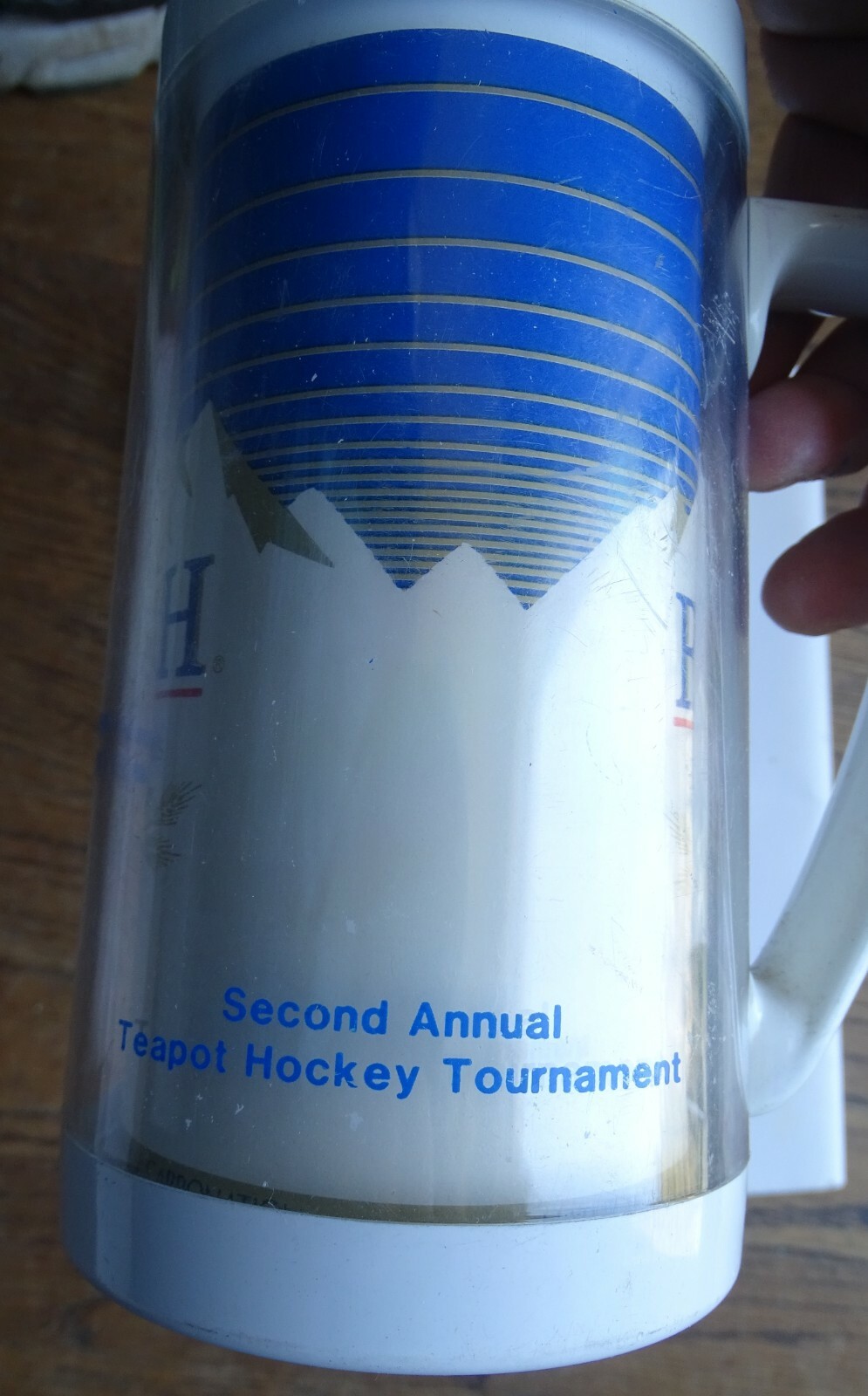 Second Annual Teapot Hockey Tournament Boston Garden 1981 Plastic Busch Beer Mug eBay