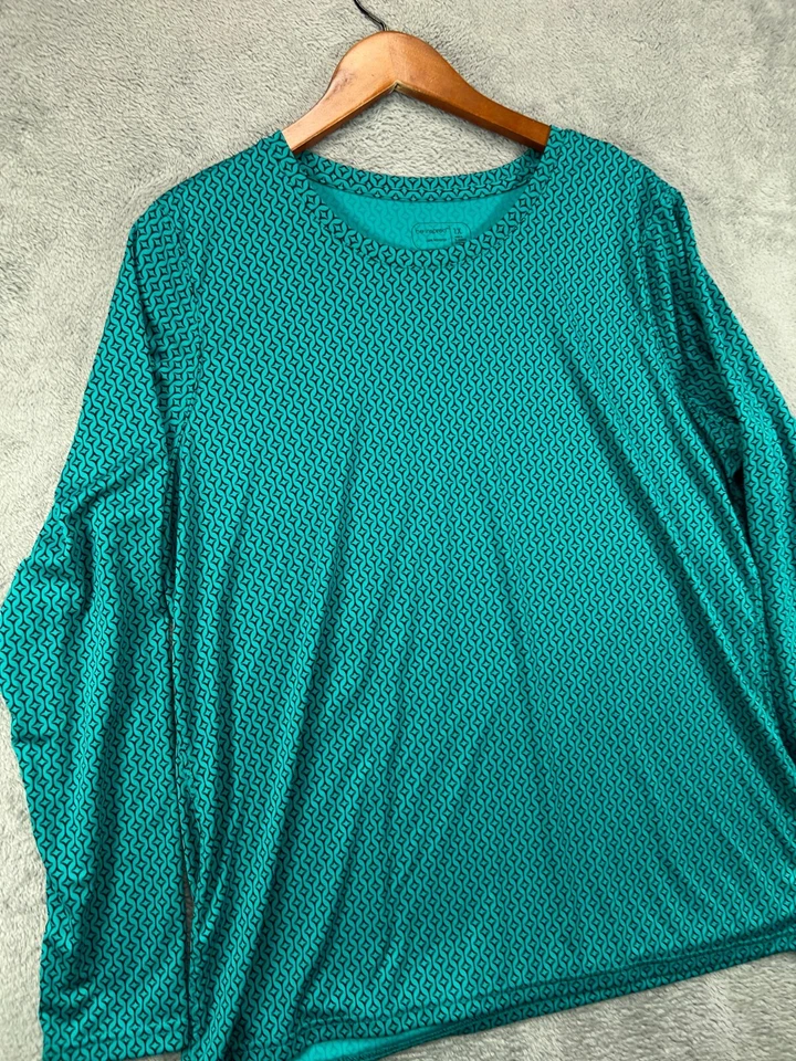 Camisa de Entrenamiento para Mujer 1X Be Inspired Diseño Verde Elástica Atlética Activa Foto 2 de 4