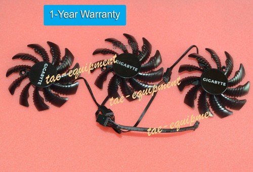 New 75mm GIGABYTE GTX 670 680 760 770 HD7950 HD7970 Triple Fan Replacement 4Pin