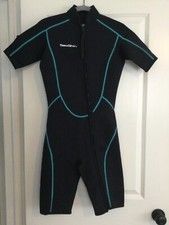 Sea Skin Wetsuit Women's Black 3/4 Neoprene - Size M