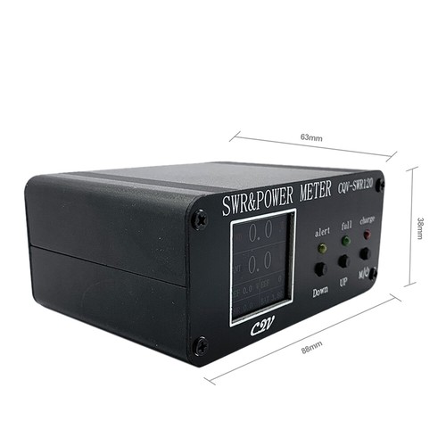Wunschfarbe CQV-SWR120 LCD-Display Digital SWR & Leistungsmessgerät 1.8MHz-54MHz - Afbeelding 8 van 18