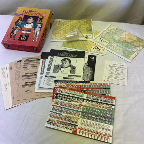 GMT 1994 - The Battles of WATERLOO game - June 16-18 1815 Napoleon (UNPUNCHED) - Picture 6 of 11