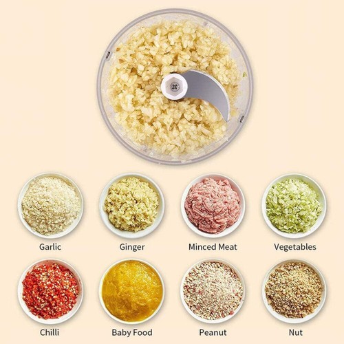 Zerkleinerer Multi-Gemüseschneider Manuell Obst Fleisch Zwiebelhacker 500ml DHL - Bild 9 von 12