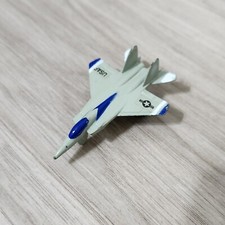 Tootsietoy Silver Gray USAF Airplane Jet Vehicles Vintage City Toy