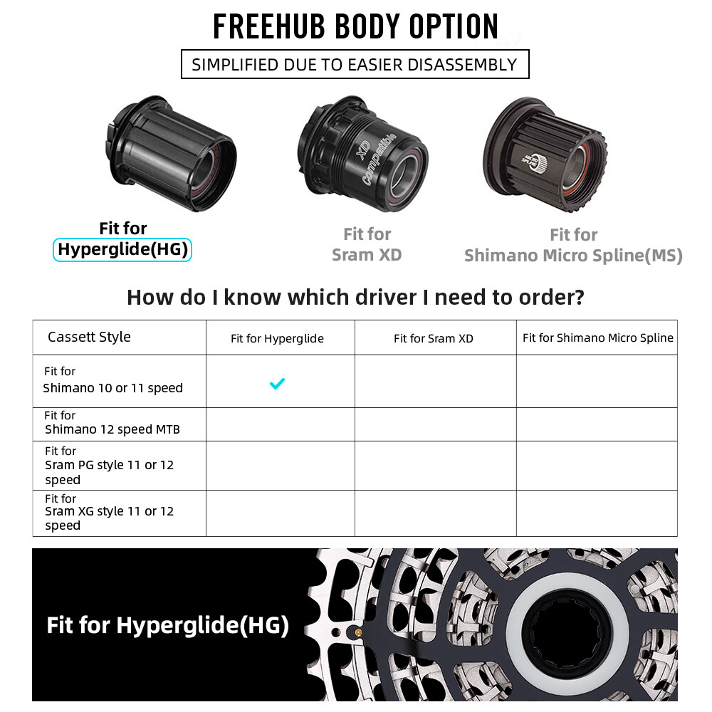 Cycling 11 speed 11-42T MTB Bicycle Cassette Steel CNC Bike Freewheel For HG