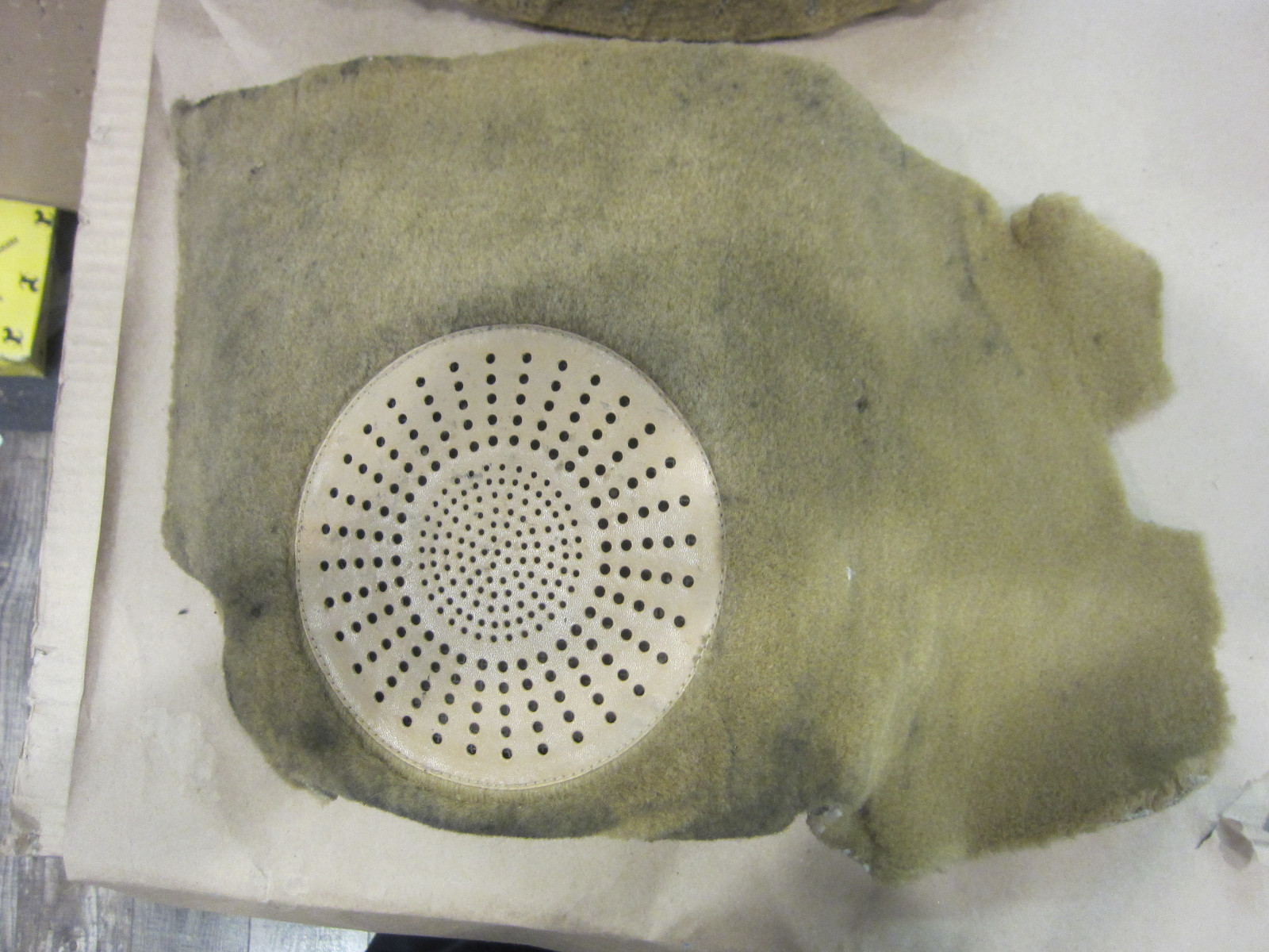 Ferrari Testarossa - RH Front Side Speaker Cover Carpet - P/N 61550600