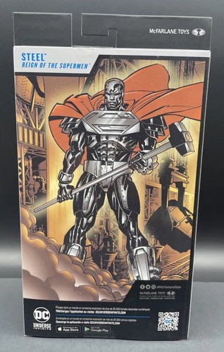 McFarlane Toys - DC Multiverse Steel (Reign of The Supermen) 7 pulgadas CHASE PLATINUM - Imagen 3 de 8