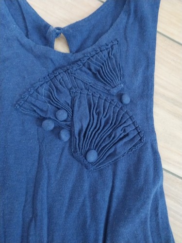 Vintage Anthropologie Mermaid Brand Carousel Horses Dress M - Picture 4 of 8