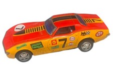 Vintage Rusher Stingray Corvette Battery Operated Tin Litho Bump-N-Go Taiyo