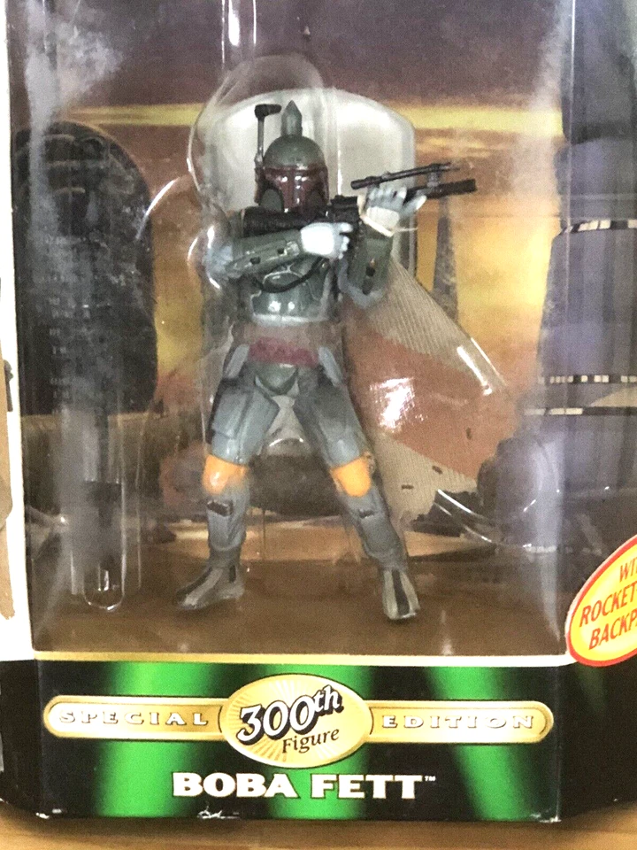 FIGURA 300 EDICIÓN ESPECIAL HASBRO STAR WARS "BOBA FETT" 2000 SIN USAR, EN CAJA DE COLECCIÓN Foto 2 de 4