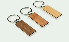 Wooden Laser Engraved Personalised Gift Hotel Key holder fob