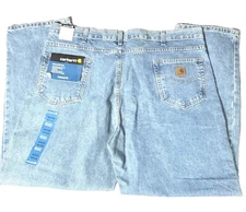 Brand New Carhartt Relaxed Fit Jeans Dungarees Size 44x30 B17 STW W/Tags 