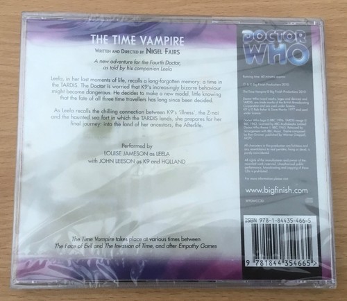 🌟THE TIME VAMPIRE🌟COMPANION CHRONICLES🌟DOCTOR WHO🌟AUDIO BOOK🌟DR DW🌟BBC🌟 - Picture 2 of 4