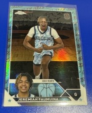 2023-24 Topps Chrome OTE  Aqua Refractor #11 Jeremiah Faumuina Cold Hearts 🏀