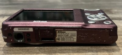 Nikon Coolpix S210 8.0MP 3X Optical Zoom Digital Camera Plum