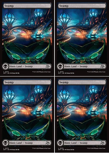 MTG - 4x (Full Art) SWAMP - Aetherdrift (C) - 第 1/1 張圖片