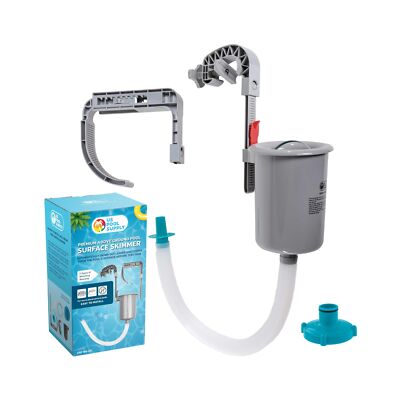 U.S. Pool Supply Premium Above Ground Pool Surface Skimmer, Wall Mount - Clea...