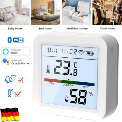 Tuya WIFI Smart Thermometer Hygrometer Temperatur Feuchtigkeitssensor LCD Sensor