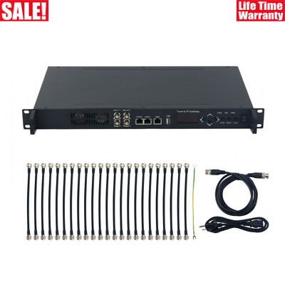 3508B-24 Tuner to IP Gateway 24 Port Tuner DVBS2 In IP Out Demodulation Tuner