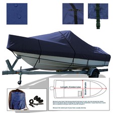 Cubierta de barco remolcable Seaswirl 220 SWL Cuddy Cabin E/S azul marino transpirable duradera