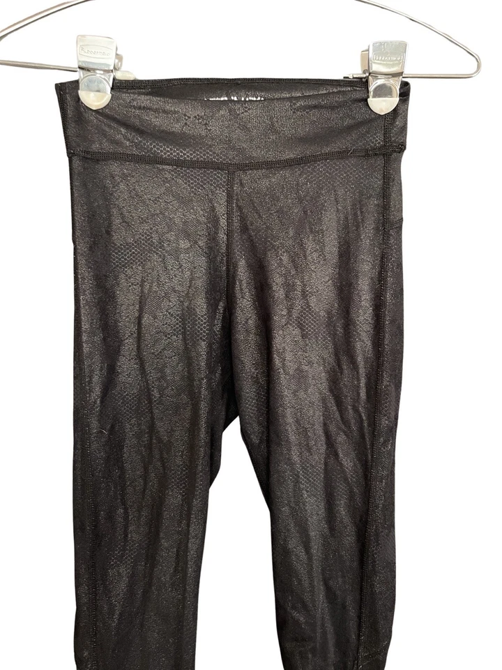 Leggings Joes Jeans Imitación Cuero Mujer Talla XS Negro Brillo Elegante Foto 2 de 4