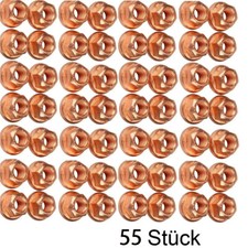 55 Stück Auspuff Mutter M8 SW 13 Kupfermutte...