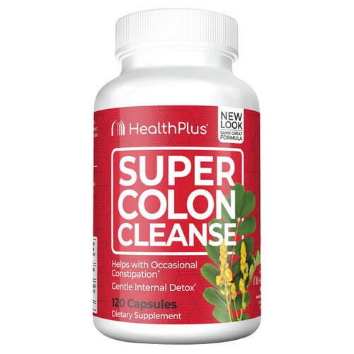 Super Colon Cleanse 120 Caps By Health Plus