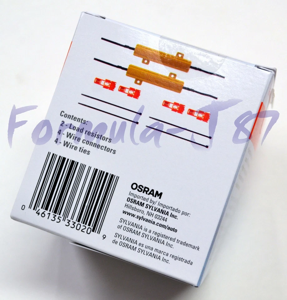 Sylvania LED Load Equalizer Resistor PY21W Rear Turn Signal Bulb Hyper Flash Fix - Image 4 of 4