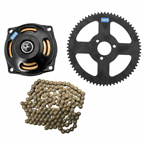 Kettenkit 25H 6 / 68 Zähne mit Kette 73 Glieder Pocket Bike HMParts Blitzversand - Picture 2 of 3