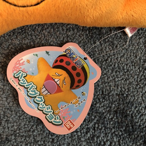 NWT Bandai One Piece Life size PAPPAG STARFISH 12x13” DX Plush JAPAN Toy COSPLAY - Afbeelding 3 van 7