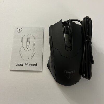 ET Easterntimes Tech T9 Gaming Lighted Mouse Wired New In Box