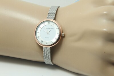 Christin Lars Watch - Ladies - Silver/Rose Gold - mesh strap - stunning