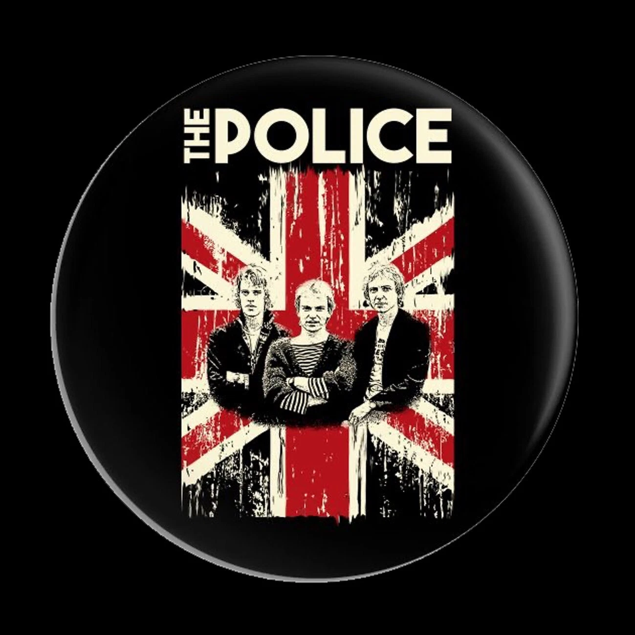 Police Pop Rock Music Black Baseball Cap