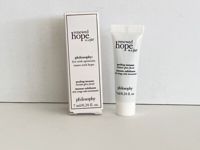 Philosophy Renewed Hope in Jar Peeling Mousse Instant Glow Facial 0.24 Oz 7ml