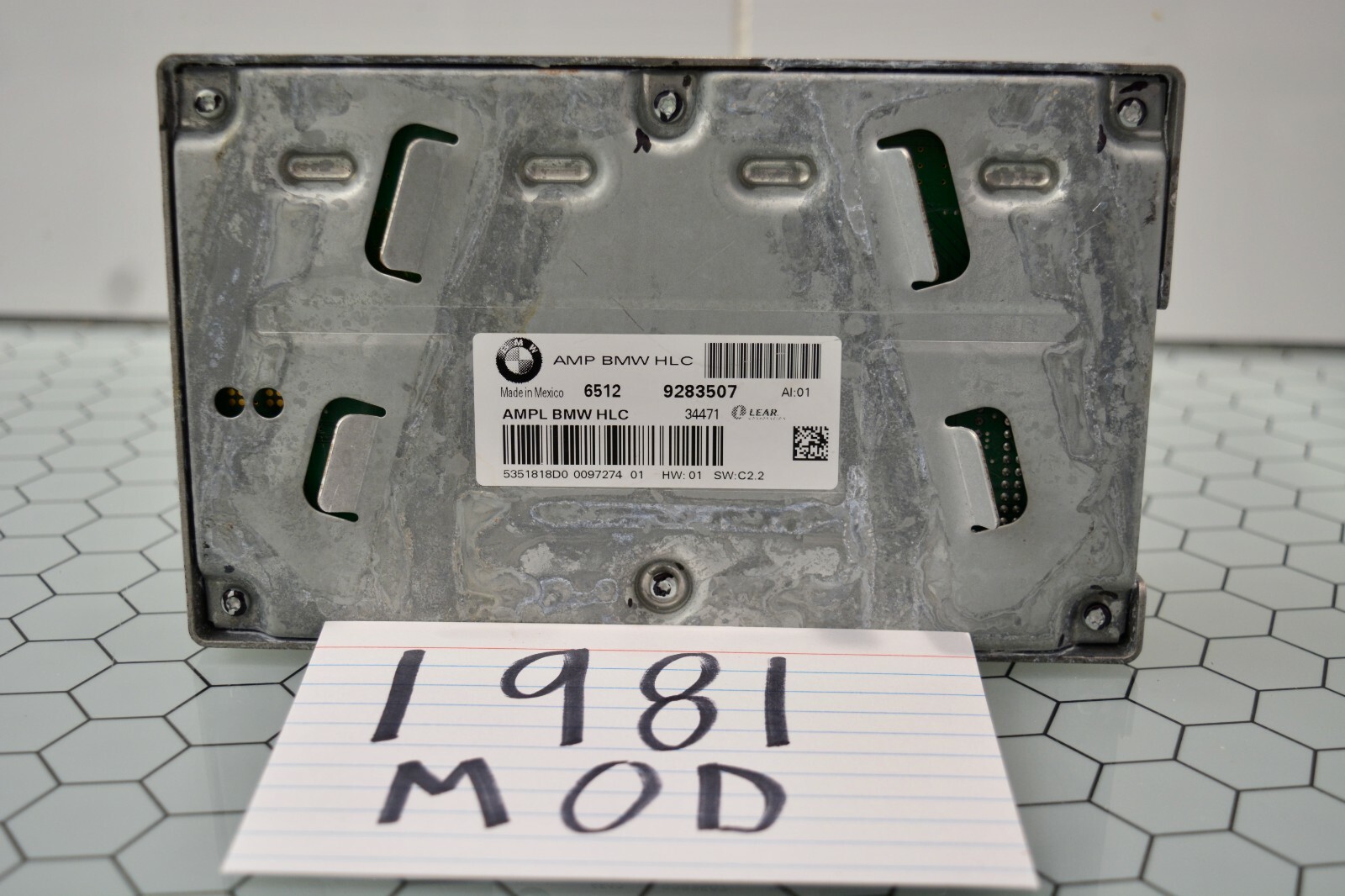 11 12 13 14 BMW X3 Hi FI Audi Amplifier Used 9283507 #1981-MOD 
