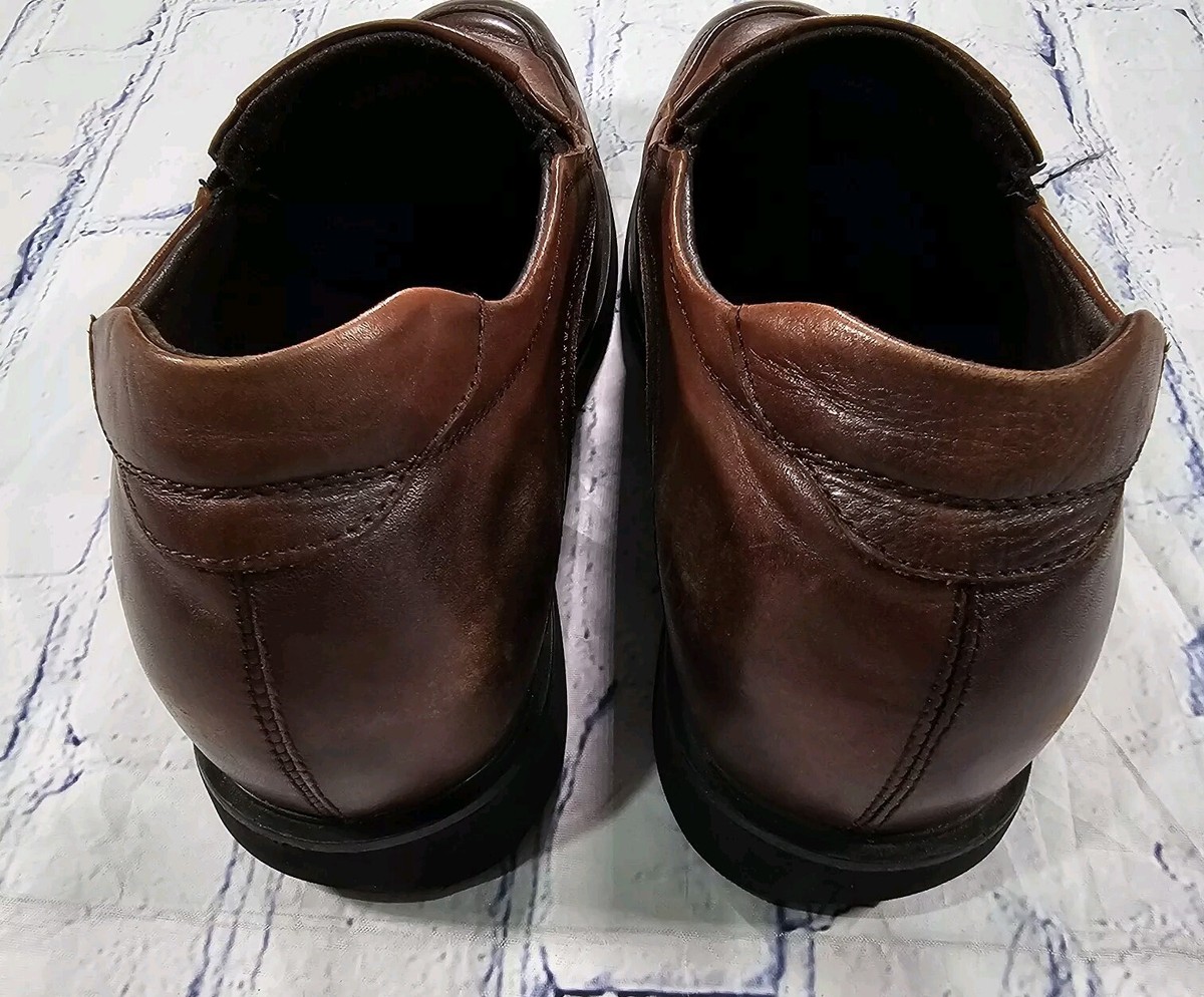 Calden MENS SIZE 7.5 Loafers Brown Height Enhancer Dress 