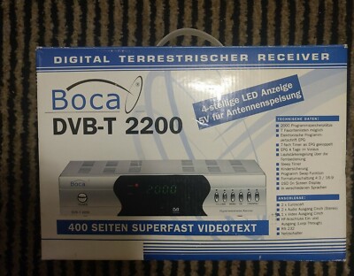 Boca DVB-T 2200 Digital Terrestrischer Receiver