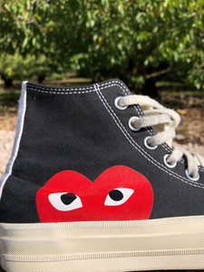 Converse Comme des Garcons PLAY Black - 150204C - Sneakersfromfrance -  SNEAKERSFROMFRANCE