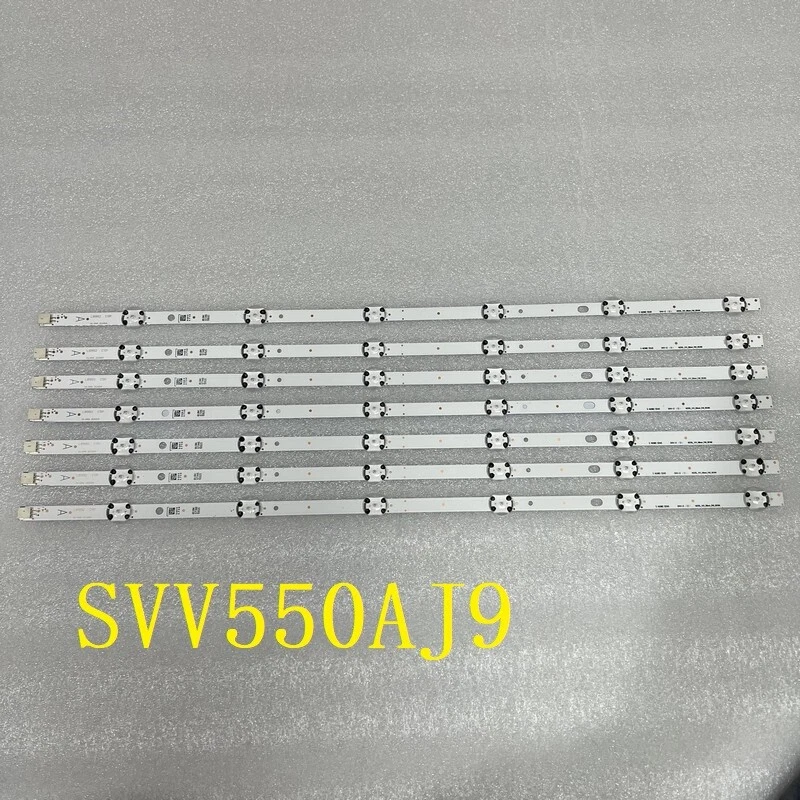 LED strip(7)for SVV550AJ9 55L3763DG Hitachi 55HB16T72UA 55HB6T62U 55HB6T72U — 第 3/4 张图片
