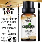 100% Pure Organic Castor Oil for Eyelashes ❤️ Eyebrows Hair Growth Body Care ?✅
