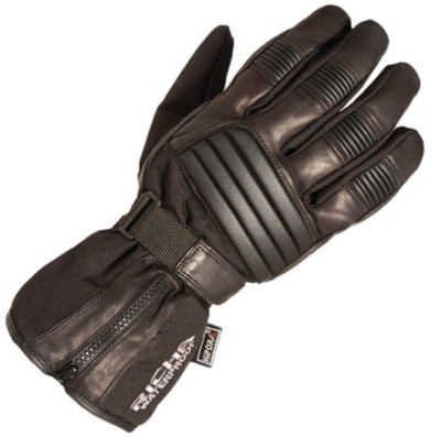 Richa 9904 wasserdichte Leder Thermo Winter Motorrad Motorrad Handschuhe - schwarz