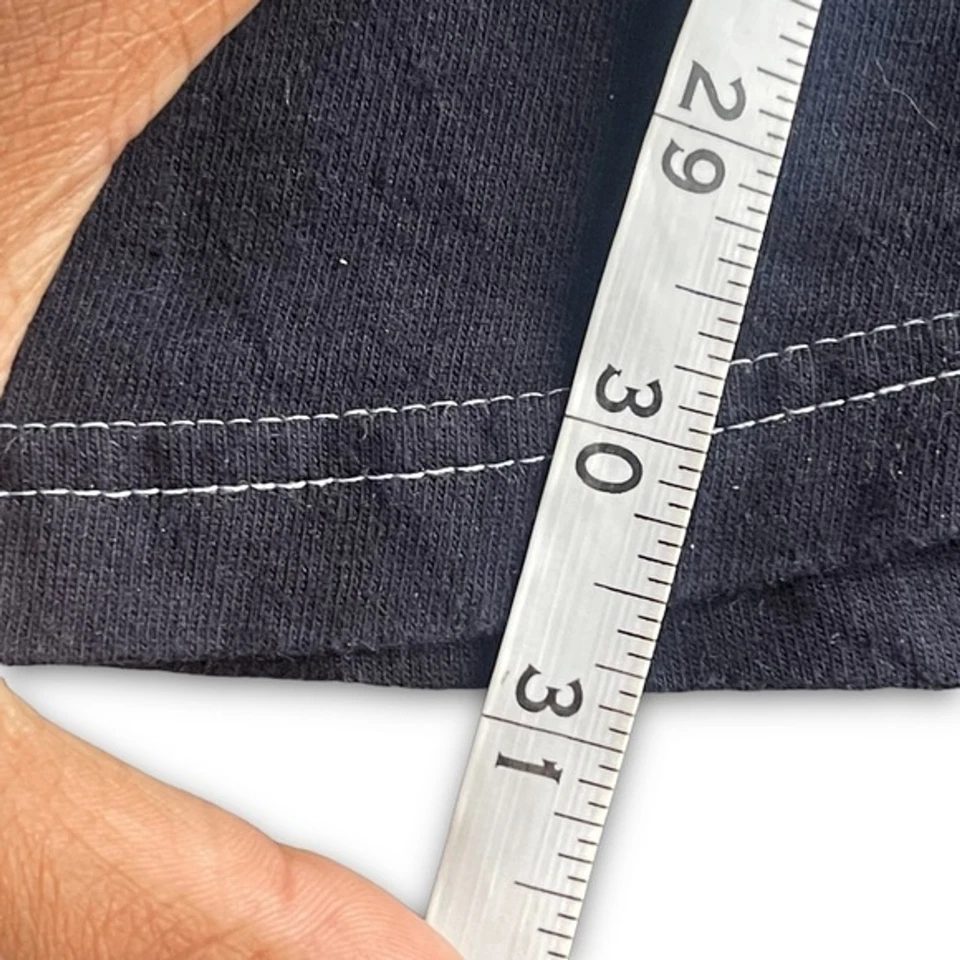 J.America Red/White/Blue Dip Dye/Tie Dye Patriots Long-sleeve Tee Men's Size XXL - Image 4 of 4