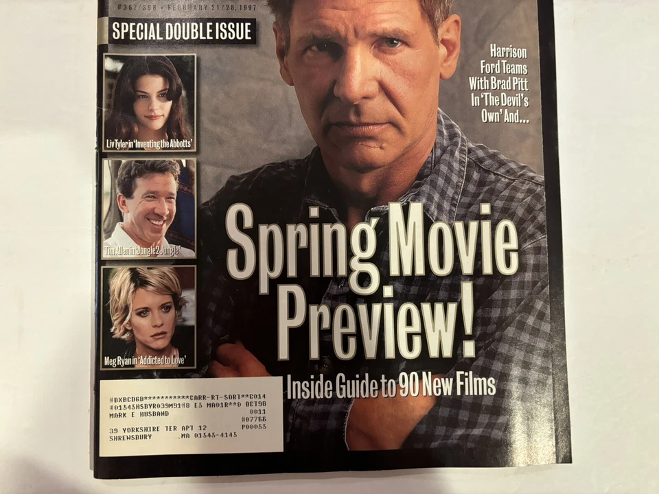 Entertainment Weekly 367/368 Feb 1997 Harrison Ford Spice Girls Cuba Gooding Jr. - Image 3 of 4